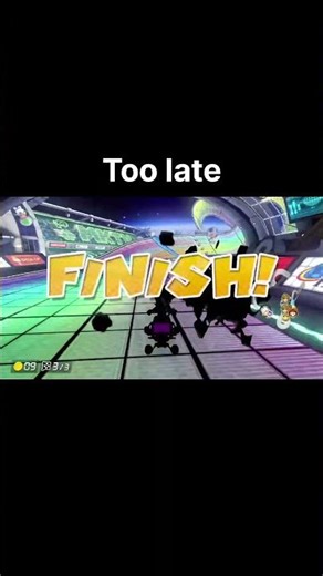 The blue shell was too late... #mariokart #nintendoswitch #nintendo