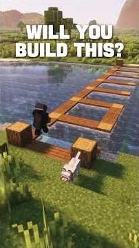 EASIEST Minecraft Bridge Tutorial! 🤎🍂 #minecraft #shorts