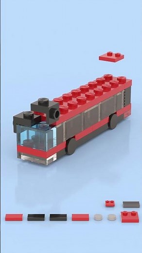 LEGO Micro City Bus 🚌✨ Tiny Ride, Big City Vibes! 😅🚍 #lego