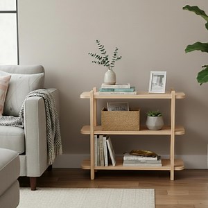 Mid-century Modern Birch Plywood Shelf: Versatile Montessori Bookshelf & Record Player Stand - Etsy Canada