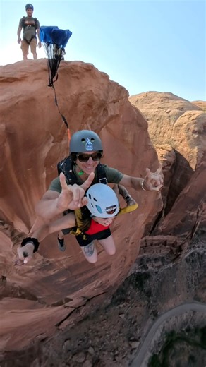 82K views · 1.6K reactions | Tandem BASE Moab #tandembasemoab #Utah #basejump #inspiration #emotional #goals #bucketlist #travelgram #YES | Tandem BASE Moab | Facebook