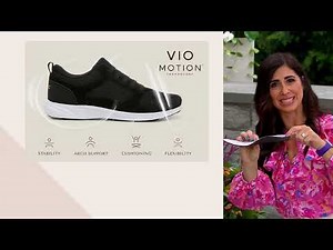 Vionic Slip-On Gored-Lace Sneakers - Zesta on QVC