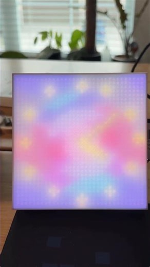 Blurry Analog LED matrix clock learn.adafruit.com/blurry-analog-clock #3dprinting #adafruit