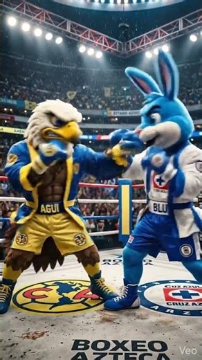 Epic boxing match: Club América vs. Cruz Azul #reels #video #viral #anime #box