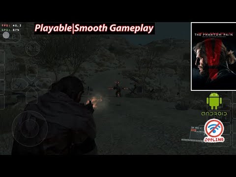 Metal Gear Solid V (PC) on Android GameHub|GameFusion 5.3.5 Emulator Snapdragon 8 gen 3