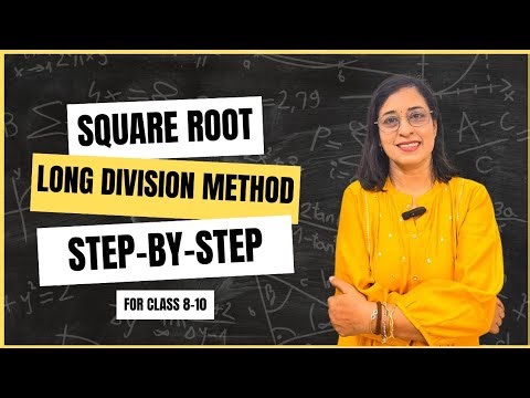 Learn Square Root in Minutes | Long Division Method (Full Explanation)