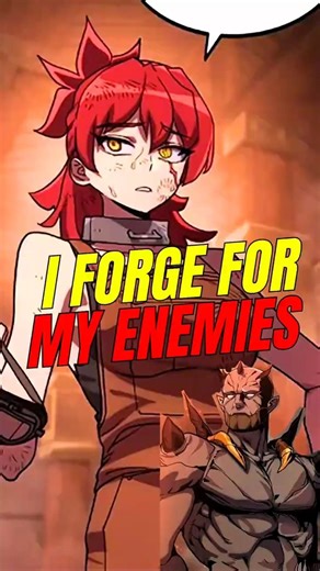 Slave Blacksmith Forced To Craft For Her Enemies #manhwa #webtoon #fantasy