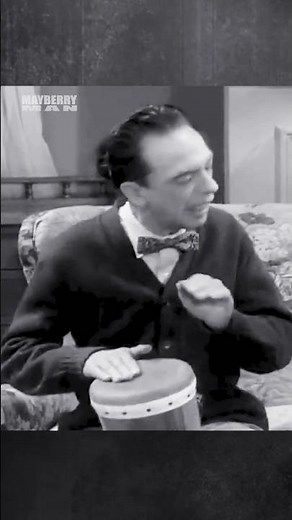 Barney plays La Cucaracha on the bongo #theandygriffithshow #donknotts #classictv