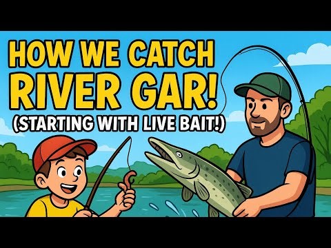 How We Catch River GAR (Starting with Live Bait!)