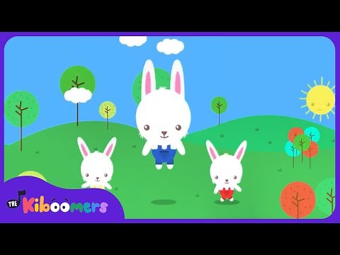 Hop Little Bunnies | Sleeping Bunnies | The Kiboomers Kids Songs & Nursery Rhymes