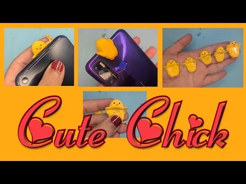 Cute chick 3d sticker