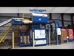Palletizing | Automatic Palletizer machine VPM-14 by Verbruggen | with Composite Manipulator
