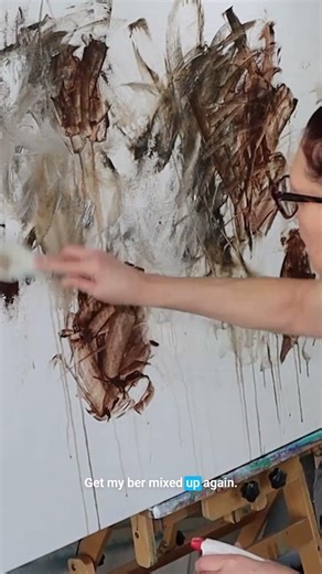 Intuitive Abstract Painting from Start to Finish #painting #abstarctpainting