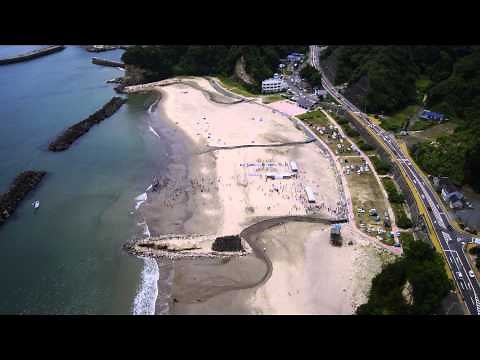 2012年7月16日 2年ぶりの海開き 福島県いわき市 勿来海水浴場