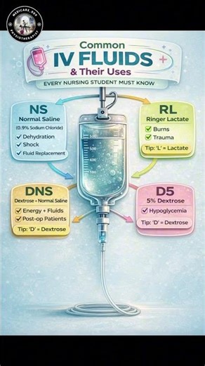 IV Fluids: Types, Uses & Clinical Importance Explained😌