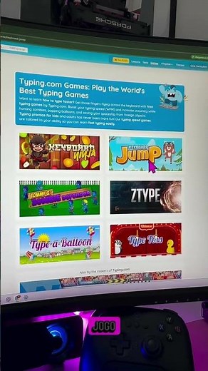 Treine digitação com esse ótimo site