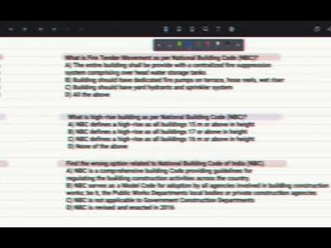 National Building Code | NBC | GATE Ar 2026 | MOST IMP Questions | Last Minute Revisions