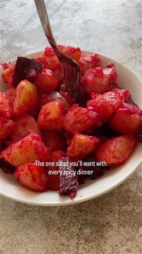 This Ethiopian Beet and Potato Salad is simple, refreshing, and the perfect balance to bold