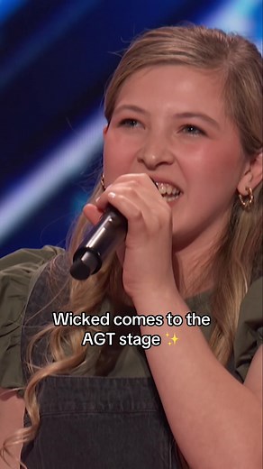 Evelyn Errante Brings Wicked's Magic to AGT Stage
