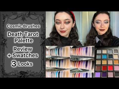 Cosmic Beauty Death Tarot Palette Review + 3 Looks!