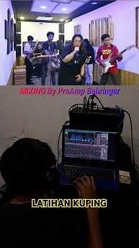 LIVE MIXING MULTITRACK STUDIO #reggae #drums #behringer #behringerxr18 #cover