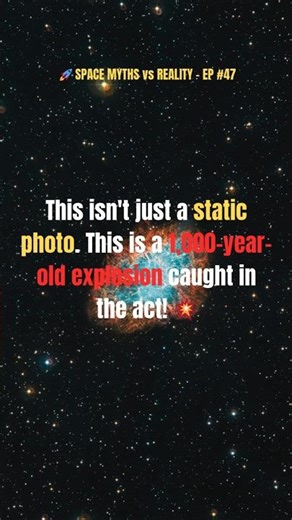 Hubble's 25-Year Time-Lapse of a Supernova! 🦀✨ #Space #NASA #Hubble #CrabNebula #Astronomy #Shorts