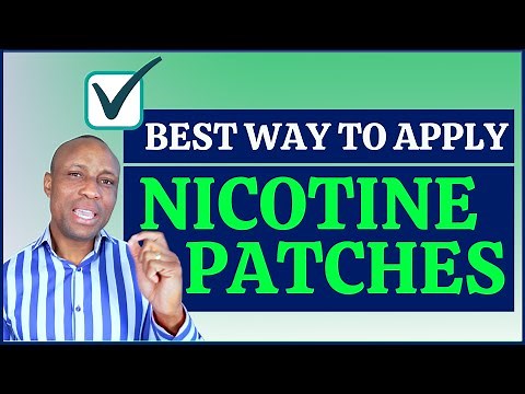 How To Apply Nicotine Patches