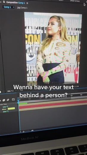Create Stunning Text Behind a Person in After Effects