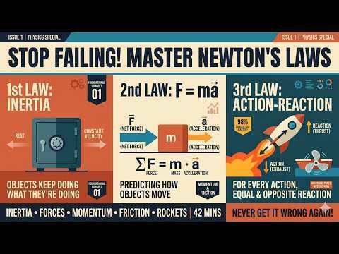 Why You ALWAYS Get Laws Of Motion Wrong - Master Inertia Momentum and Forces the Right Way