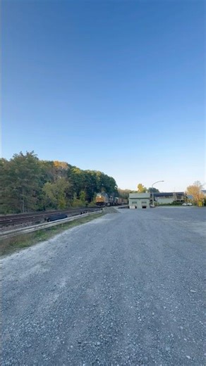 Csx M427 west in Chatham NY #train