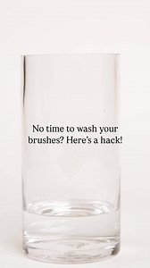 22K views · 46 reactions | No time to wash your brushes? ️ We get it. Here's a quick hack for those days where time just slips away from you. Tell us your favorite clean-up hack below! | Fusion Mineral Paint | Facebook