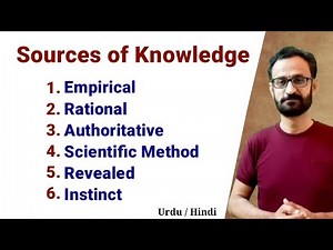Source Of Knowledge || Source of knowledge in research