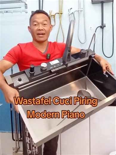 Wastafel Cuci Piring Modern Piano untuk Dapur Aestetik