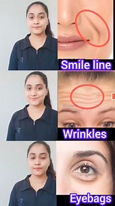 1M views · 8.2K reactions | Try this exercises for removing Smile line, Wrinkles and Eyebags #yoga #yogainspiration #exercise #healthylifestyle #trendingreels | panchbhootyog | Facebook
