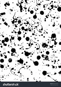 Abstract Black Hand Drawn Watercolor Splashes Stock Vector (Royalty Free) 380993839 | Shutterstock