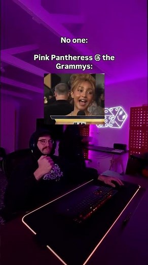 Why is Pink Pantheress so iconic in this Grammys red carpet interview... #grammys #pinkpantheress