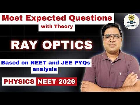 Ray Optics Most Expected Questions NEET 2026 🔥 | PYQs + Predictions | NEET Physics |