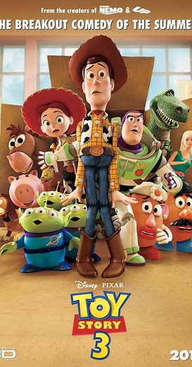 Toy Story 3 (2010) ⭐ 8.3 | Animation, Adventure, Comedy