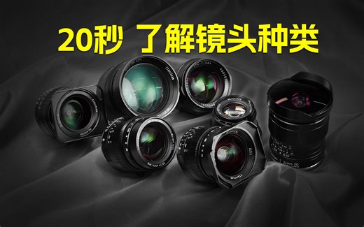 带你快速了解镜头的种类