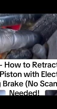 Title- How to Retract a Caliper Piston with Electronic Parking Brake (No Scan Tool Needed!