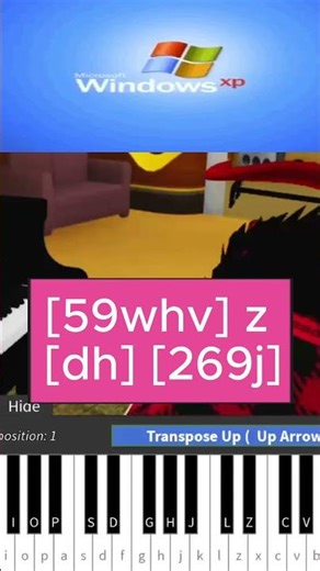 Windows XP Shutdown (Roblox Piano Tutorial)! #robloxpiano #piano #learnpiano