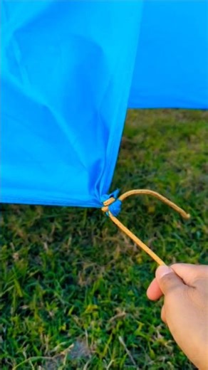 #diy #tarpcornerknot #campingknot