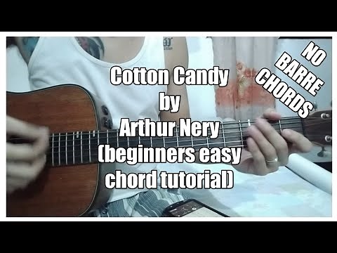 Cotton candy - Arthur Nery (beginner chord tutorial)