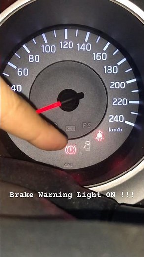 How to fix Brake Warning light ON / Handbrake Light ON. #automobile #repair