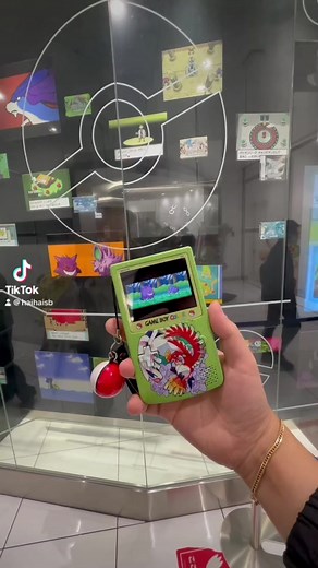 Gameboy color that plays GBA games? Yup that’s GBC103 +emulator #pokemoncenter tokyo  | Retrohai hai softbank | Facebook