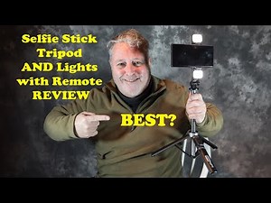 BEST? Selfie Stick Tripod AND Lights with Remote REVIEW