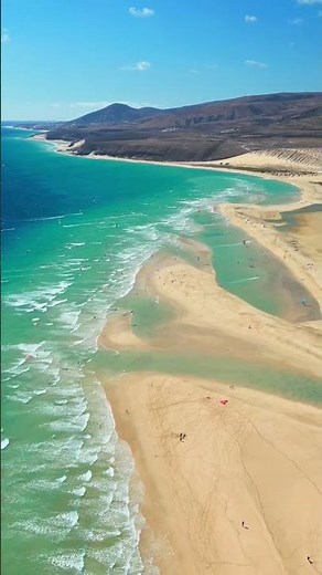 This beach is REAL! 🏝️ Playa de Sotavento