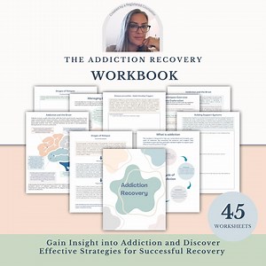 Addiction Recovery Workbook for Adults: CBT Therapy Worksheets, Relapse Prevention & Sobriety Planning Sheets - Etsy