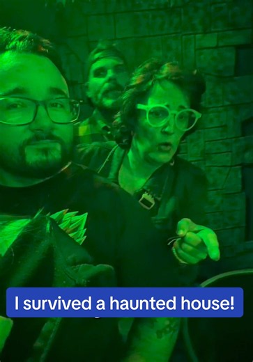 I survived yall! The last part of the haunted house tour. #SML #fyp #cleaninglady #hauntedhouse #scary @SMLAnthony @Zac Smith
