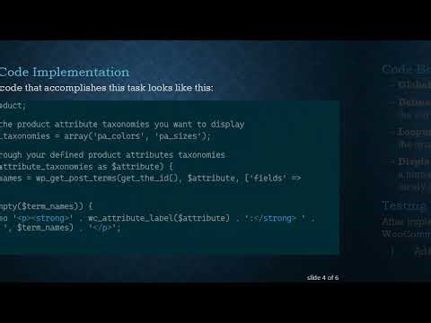 How to Display Specific Product Attributes in WooCommerce with Labels